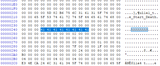 String search result